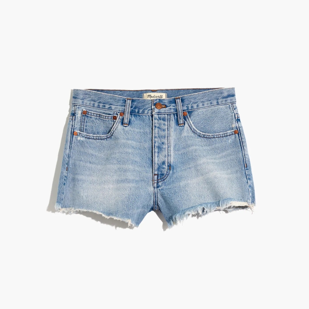 Madewell Relaxed Denim Shorts- Cedarcroft Wash- Size 28